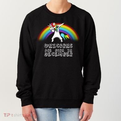 Unicorns Are Born In December Women's Sweatshirt