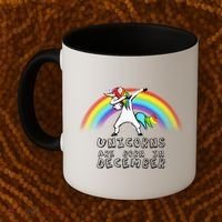 Unicorns Are Born In December Coffee Mug thumb 2