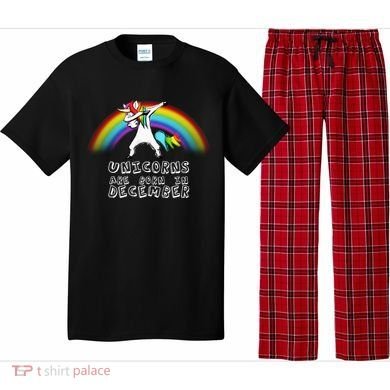 Unicorns Are Born In December Pajama Set