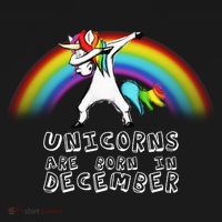 Unicorns Are Born In December Women's Hoodie thumb 2