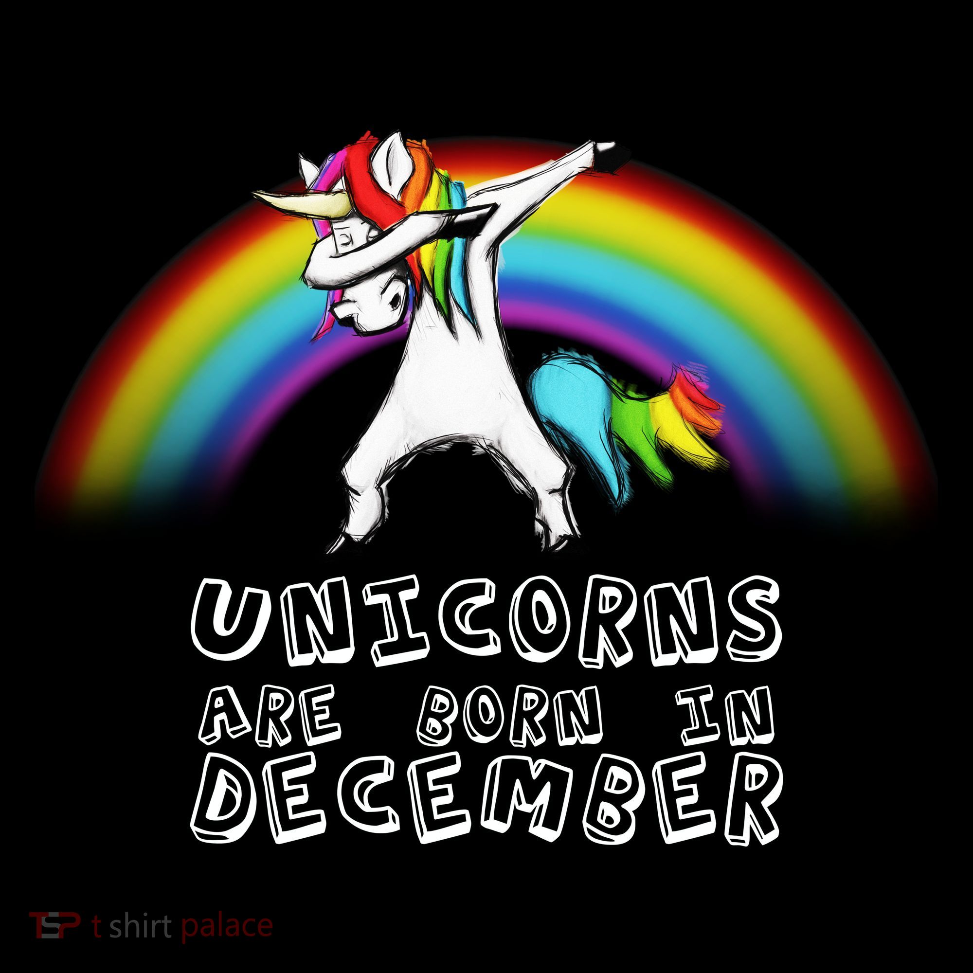 Unicorns Are Born In December Women's Hoodie