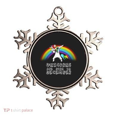 Unicorns Are Born In December Ornament