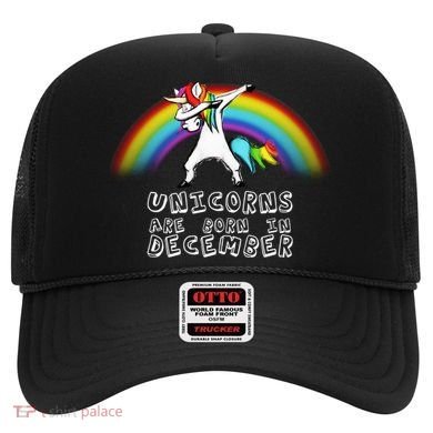 Unicorns Are Born In December Hat