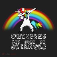 Unicorns Are Born In December Hat thumb 2