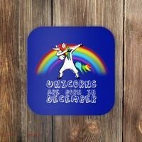 Unicorns Are Born In December Coaster thumb 0