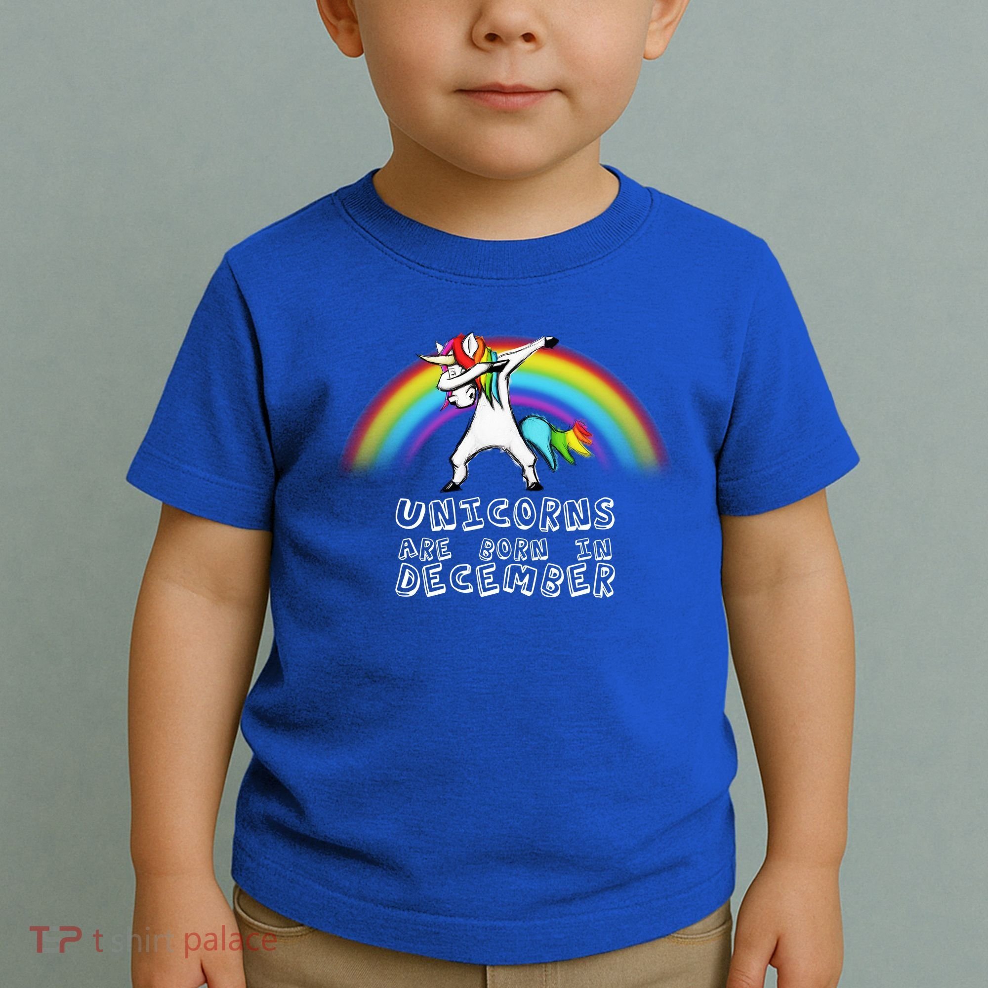 Unicorns Are Born In December Toddler T-Shirt