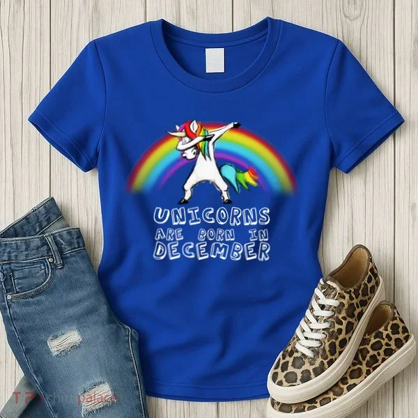 Unicorns Are Born In December Women's T-Shirt