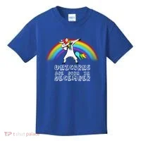 Unicorns Are Born In December Kids T-Shirt thumb 0