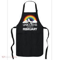 Unicorns Are Born in February  Apron thumb 0