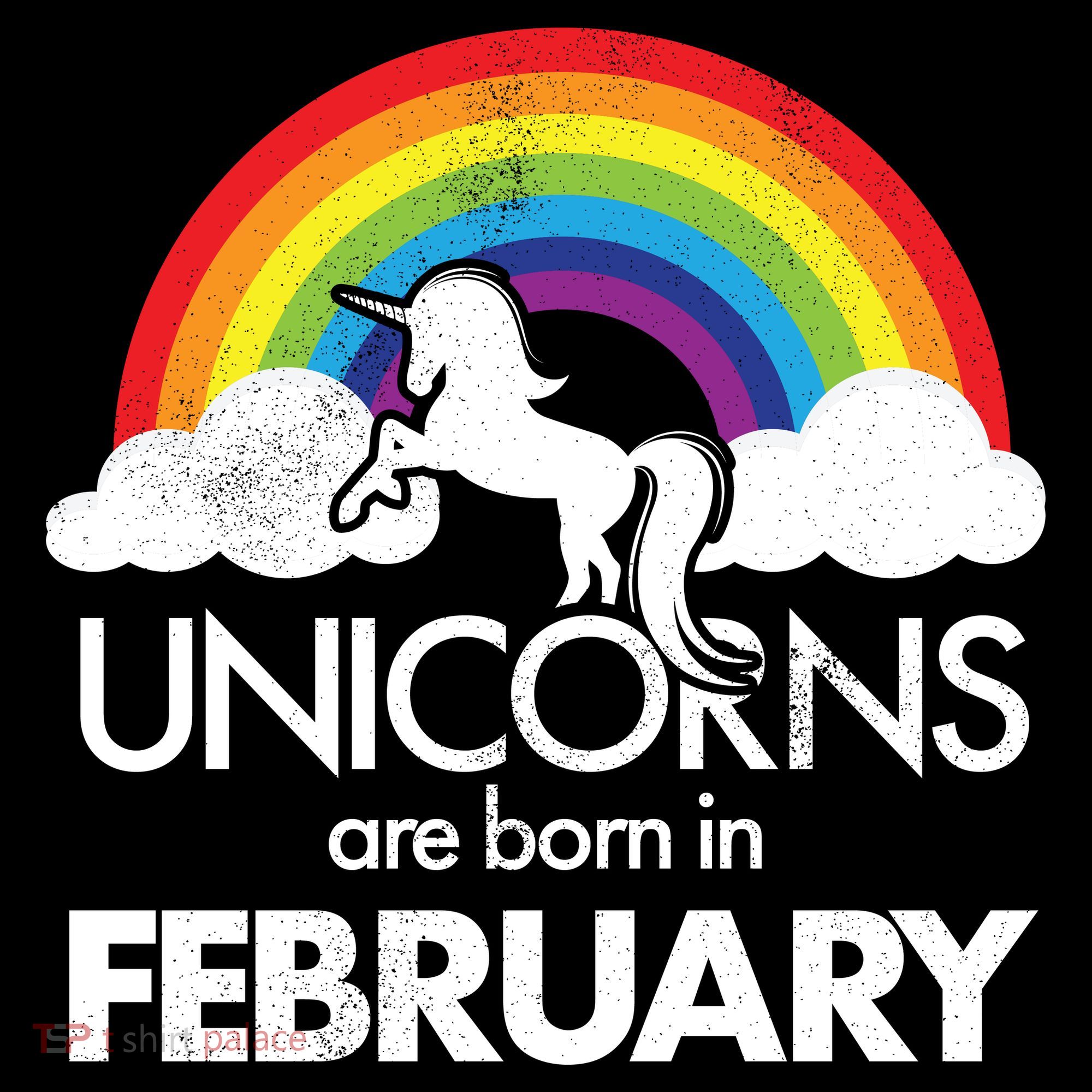 Unicorns Are Born in February  Women's Tank Top