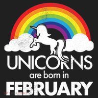 Unicorns Are Born in February  Hat thumb 2