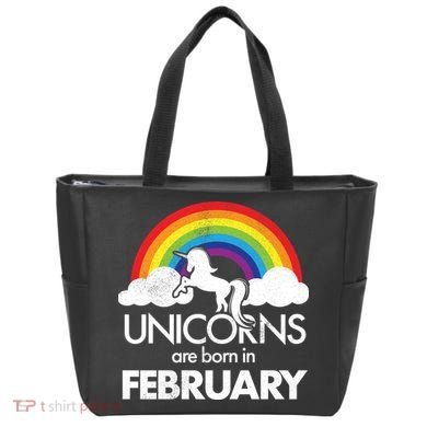 Unicorns Are Born in February  Tote Bag