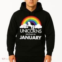 Unicorns Are Born in January Hoodie thumb 2