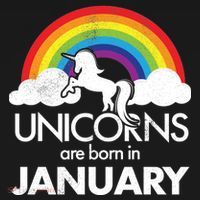Unicorns Are Born in January Hoodie thumb 7