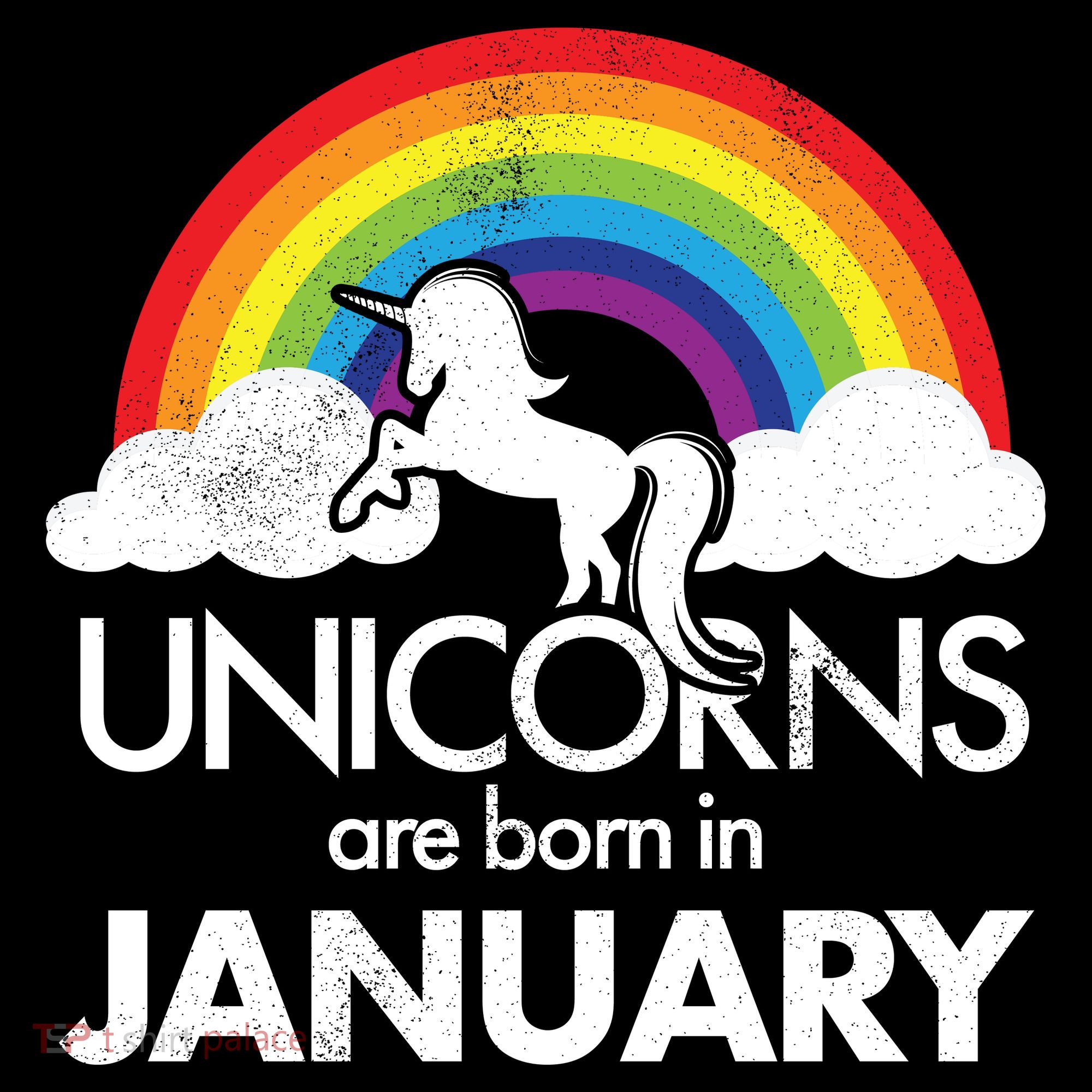 Unicorns Are Born in January Women's Hoodie