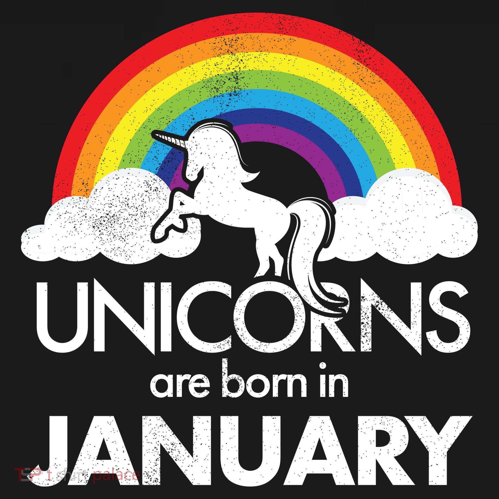 Unicorns Are Born in January Kids Sweatshirt