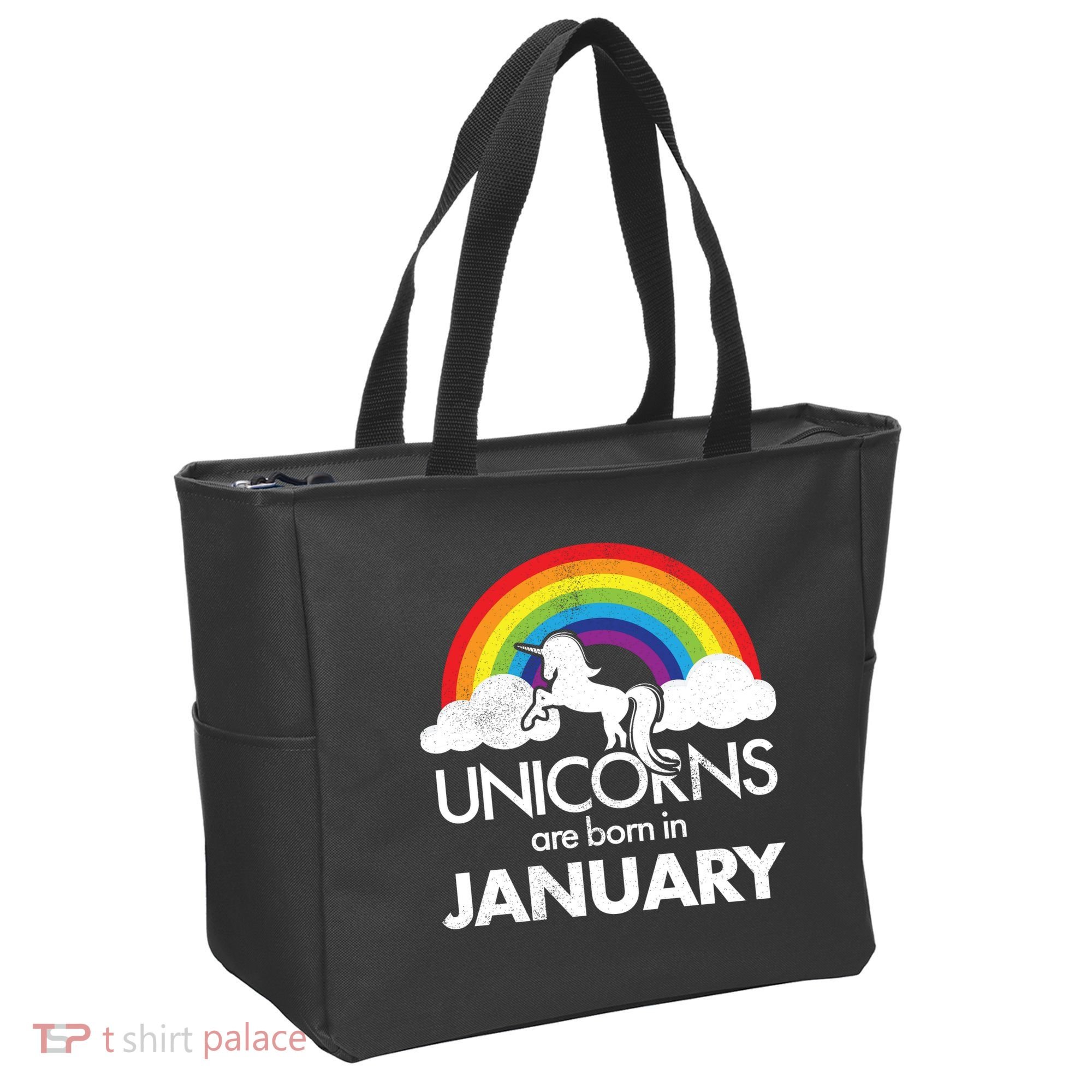 Unicorns Are Born in January Tote Bag