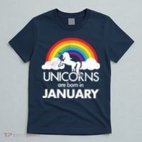 Unicorns Are Born In January T-Shirt thumb 5