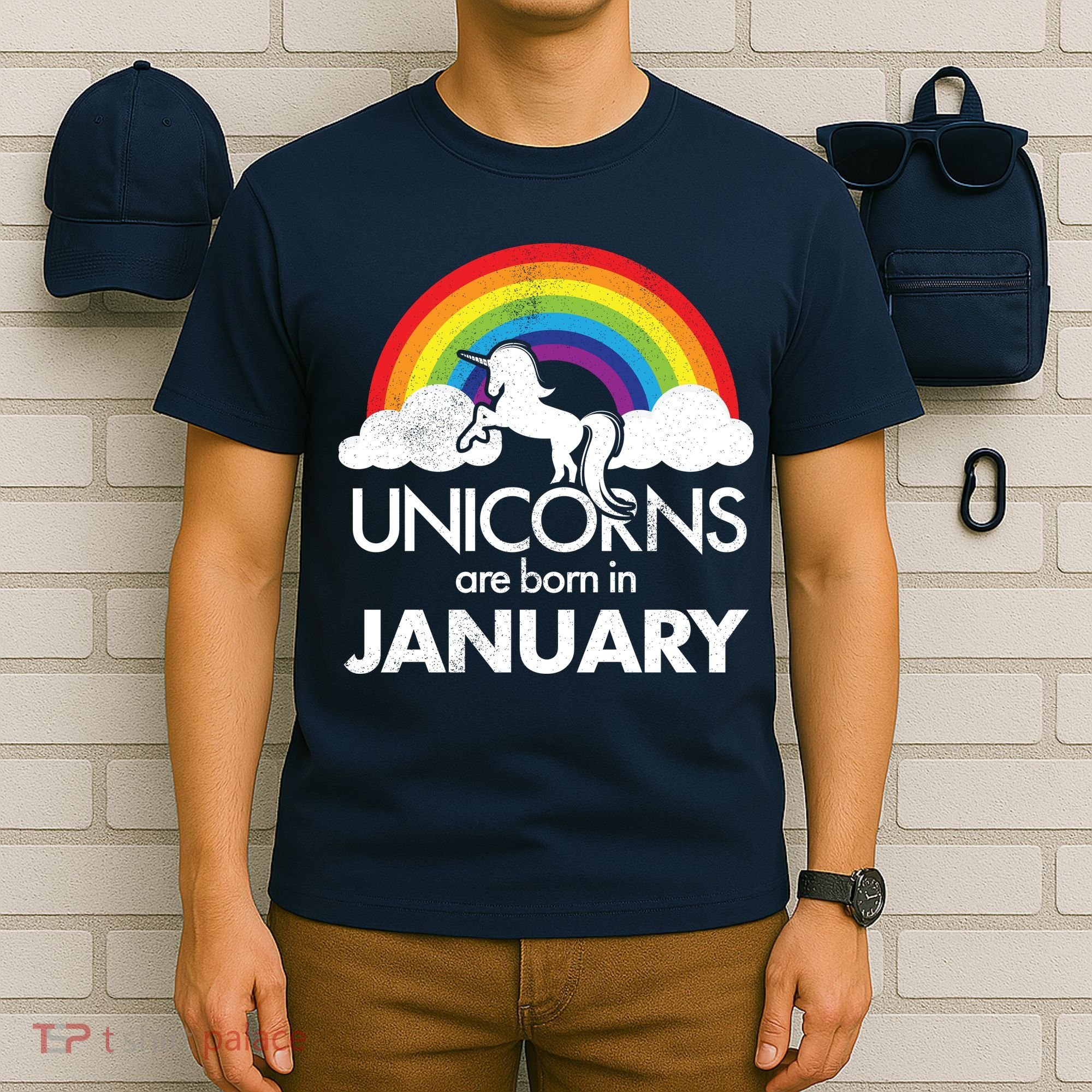 Unicorns Are Born In January T-Shirt
