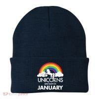 Unicorns Are Born In January Beanie thumb 0