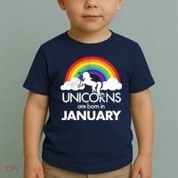 Unicorns Are Born In January Toddler T-Shirt thumb 2