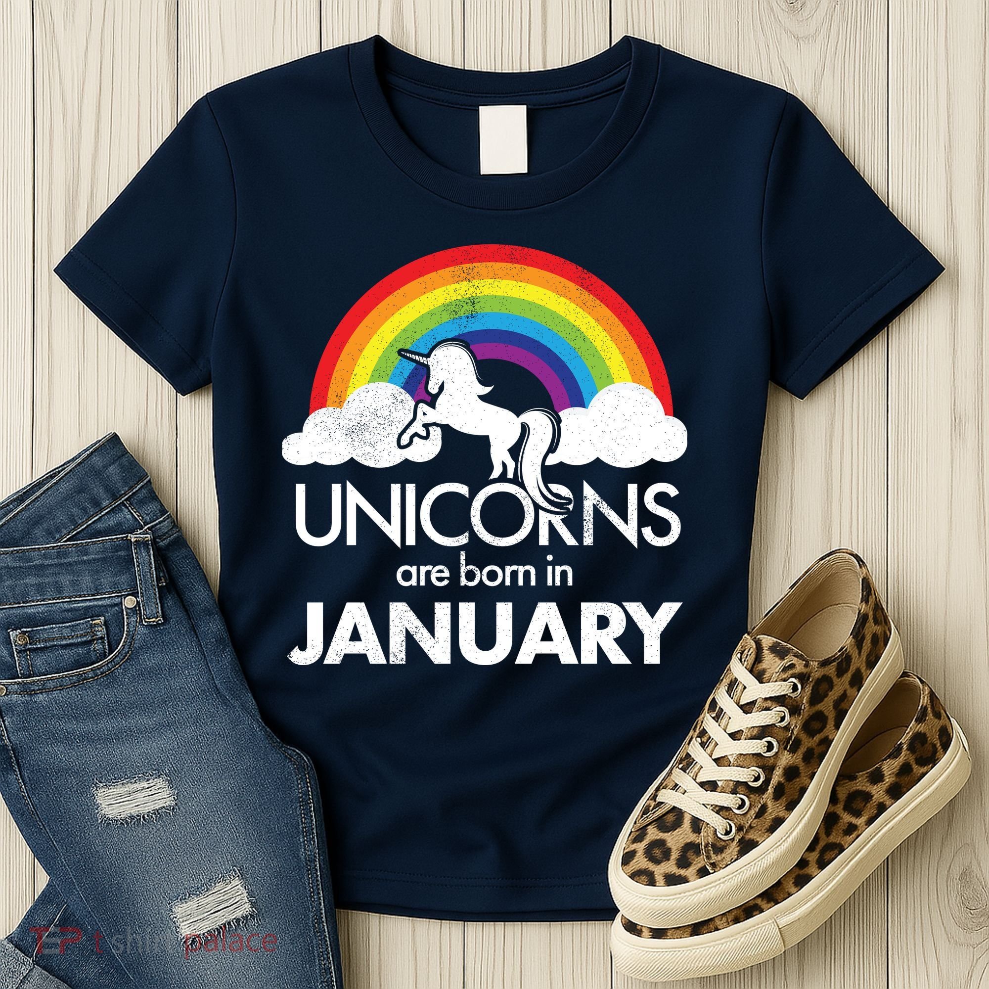 Unicorns Are Born In January Women's T-Shirt