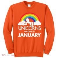 Unicorns Are Born in January Sweatshirt thumb 0