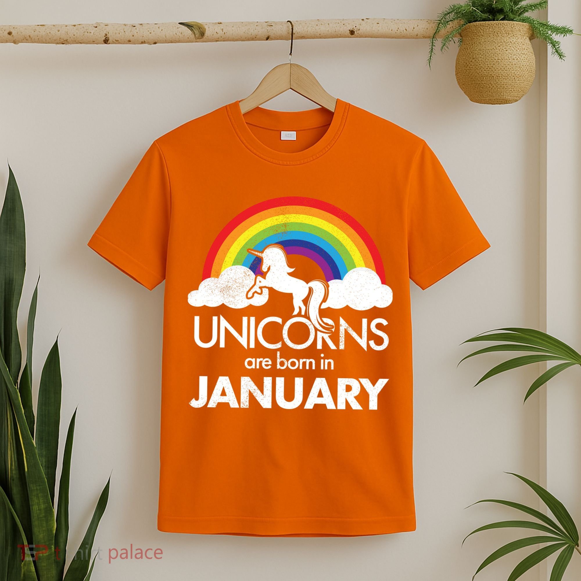 Unicorns Are Born in January T-Shirt