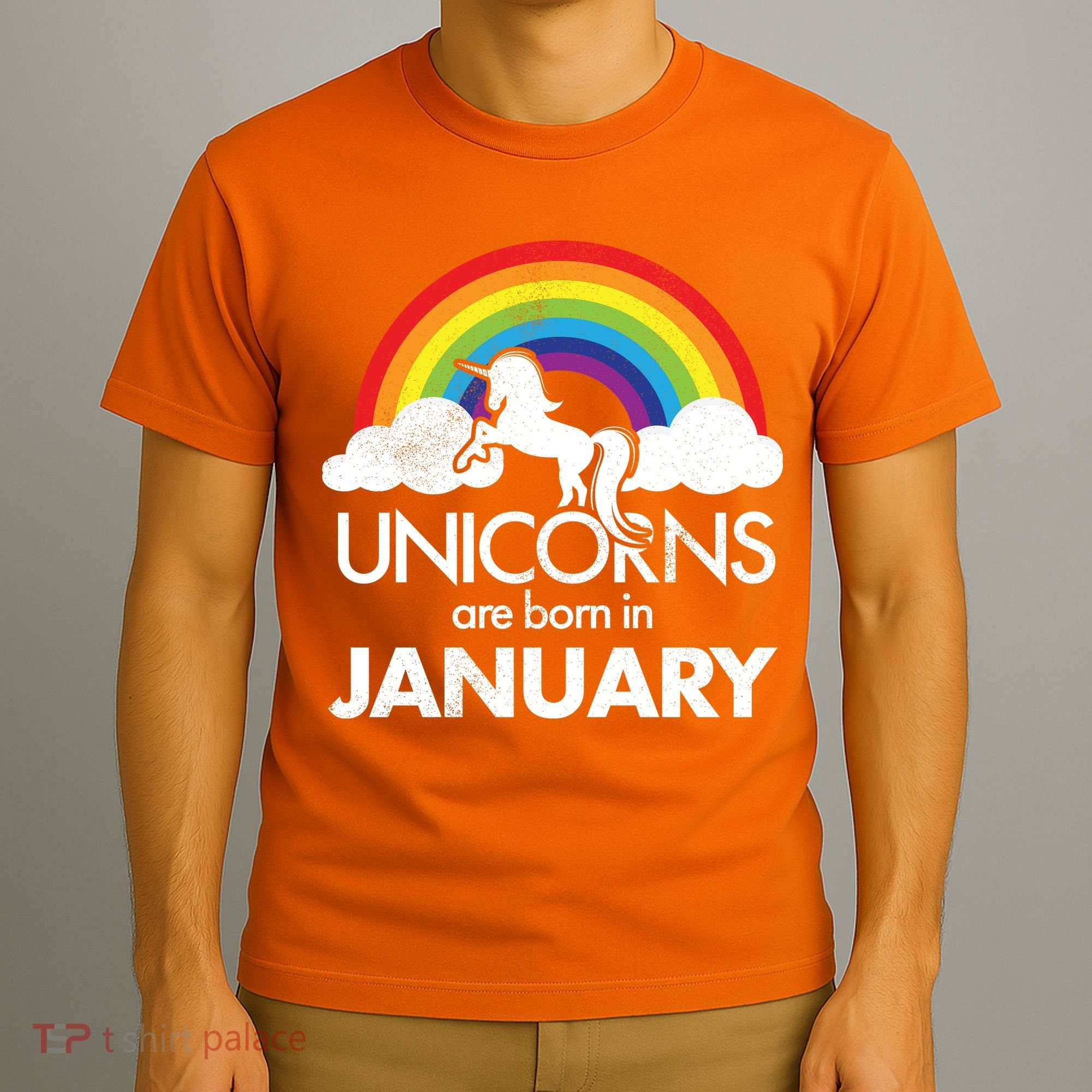 Unicorns Are Born in January T-Shirt