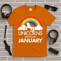 Unicorns Are Born in January T-Shirt thumb 5