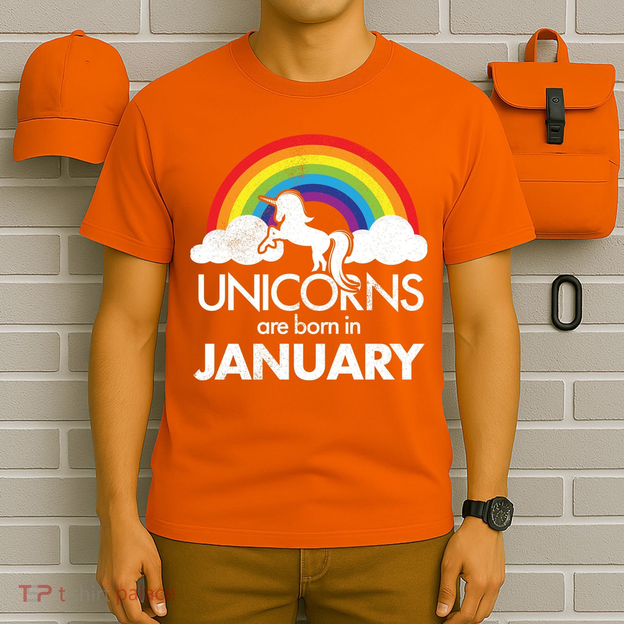 Unicorns Are Born in January T-Shirt