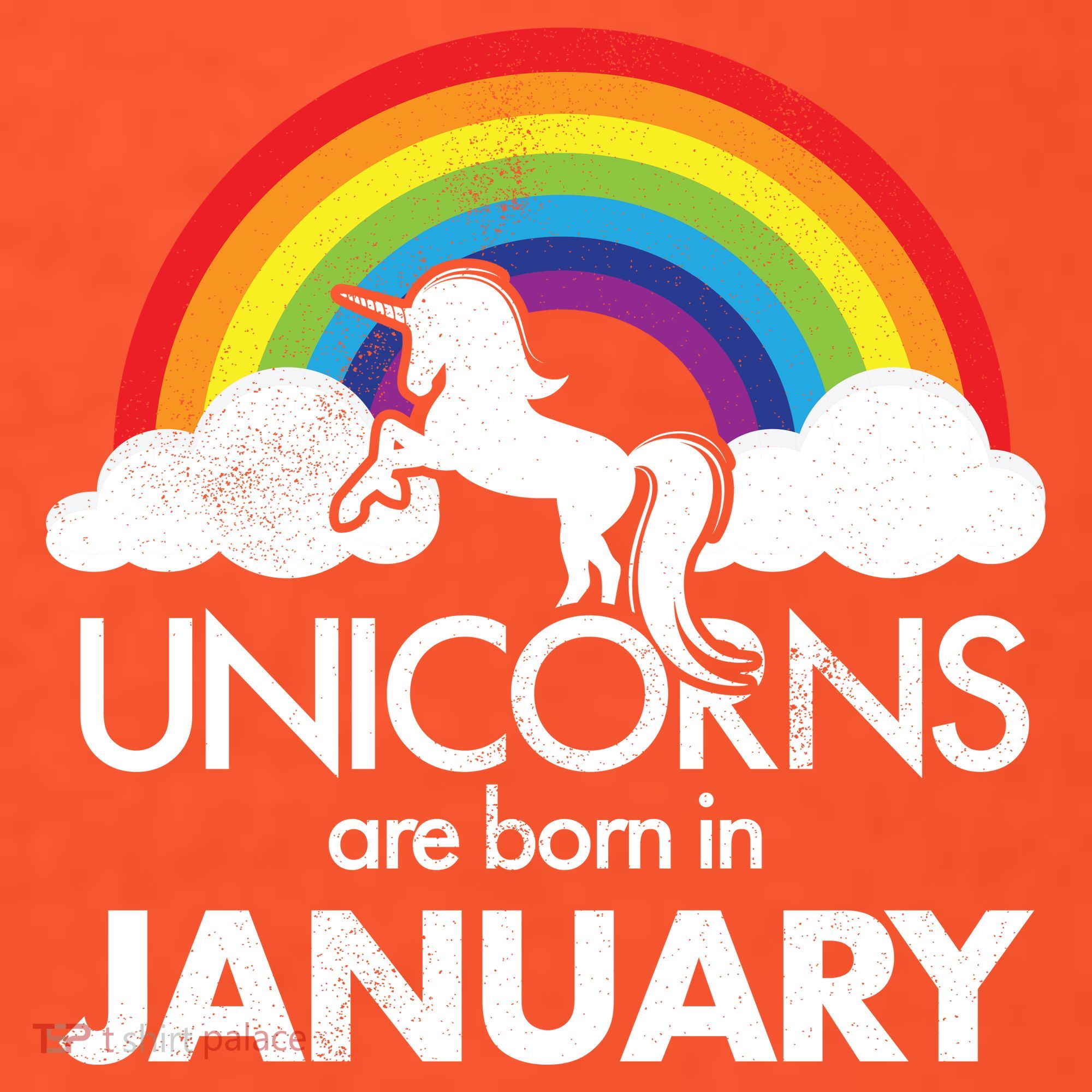 Unicorns Are Born in January Coaster