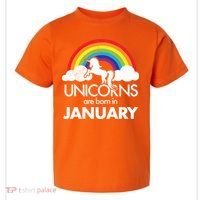 Unicorns Are Born in January Toddler T-Shirt thumb 0