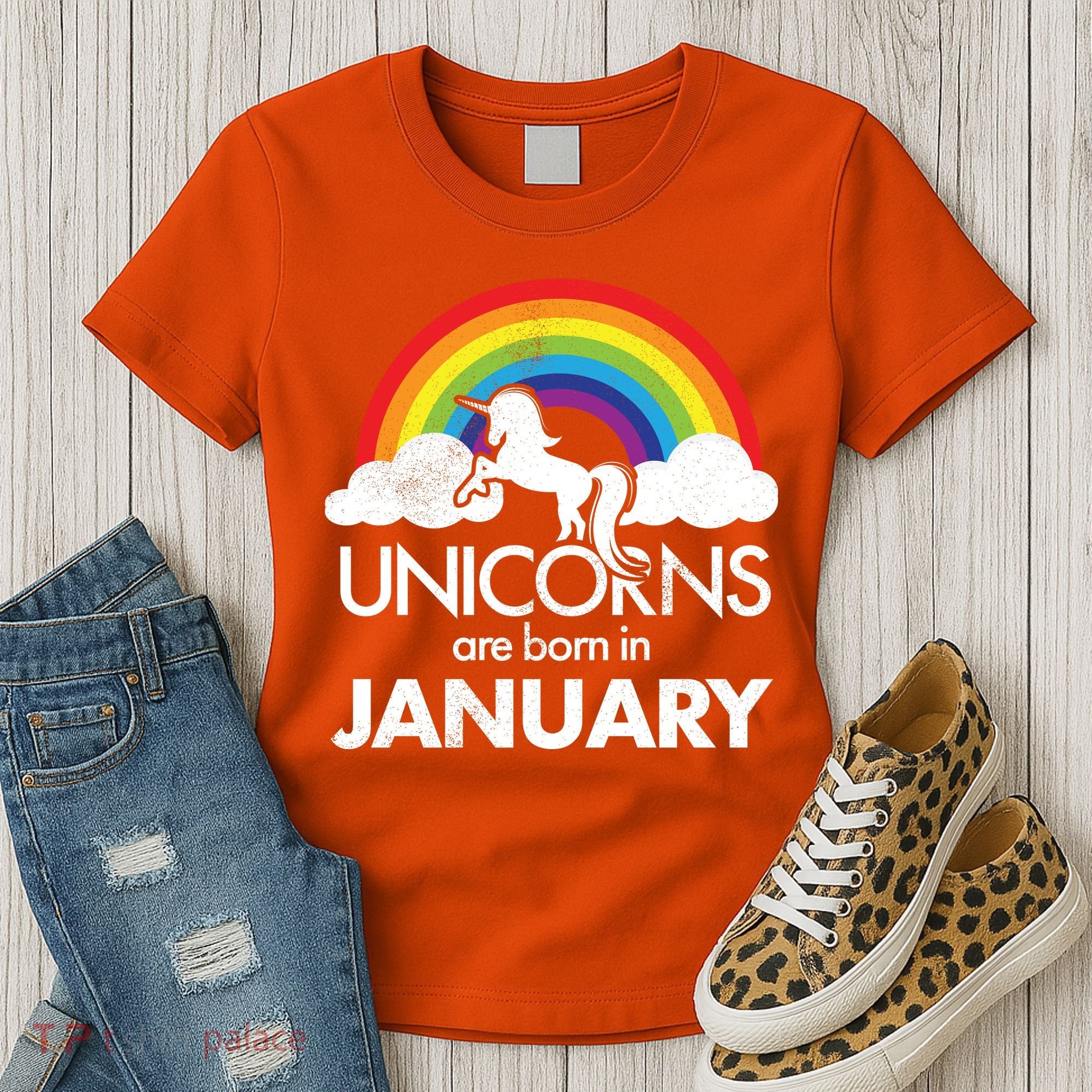 Unicorns Are Born in January Women's T-Shirt