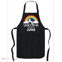 Unicorns Are Born in June Apron thumb 0