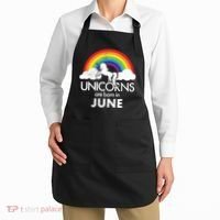 Unicorns Are Born in June Apron thumb 2