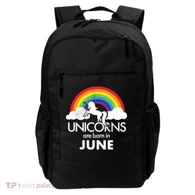 Unicorns Are Born in June Backpack