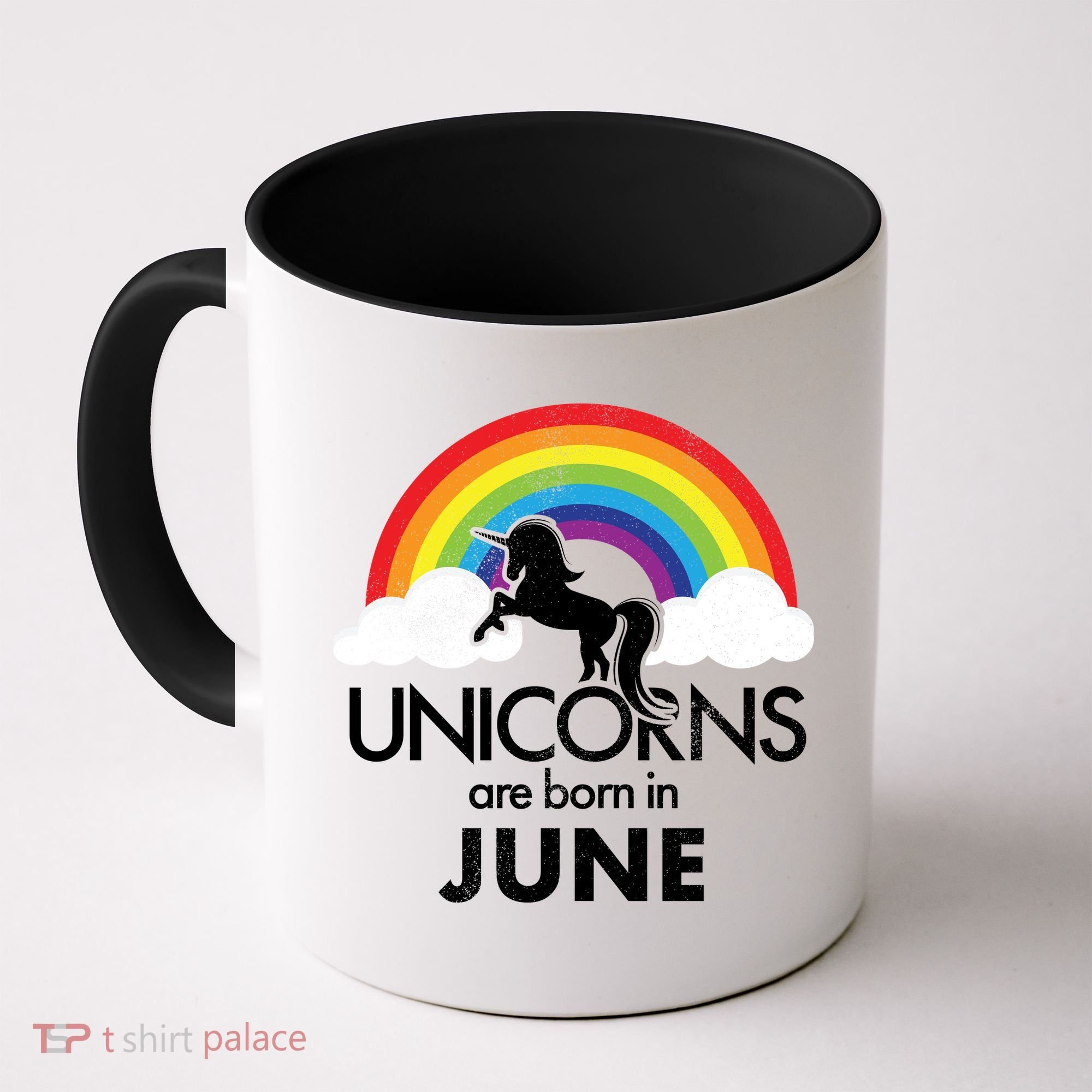 Unicorns Are Born in June Coffee Mug