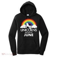 Unicorns Are Born in June Women's Hoodie thumb 0