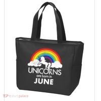 Unicorns Are Born in June Tote Bag thumb 3