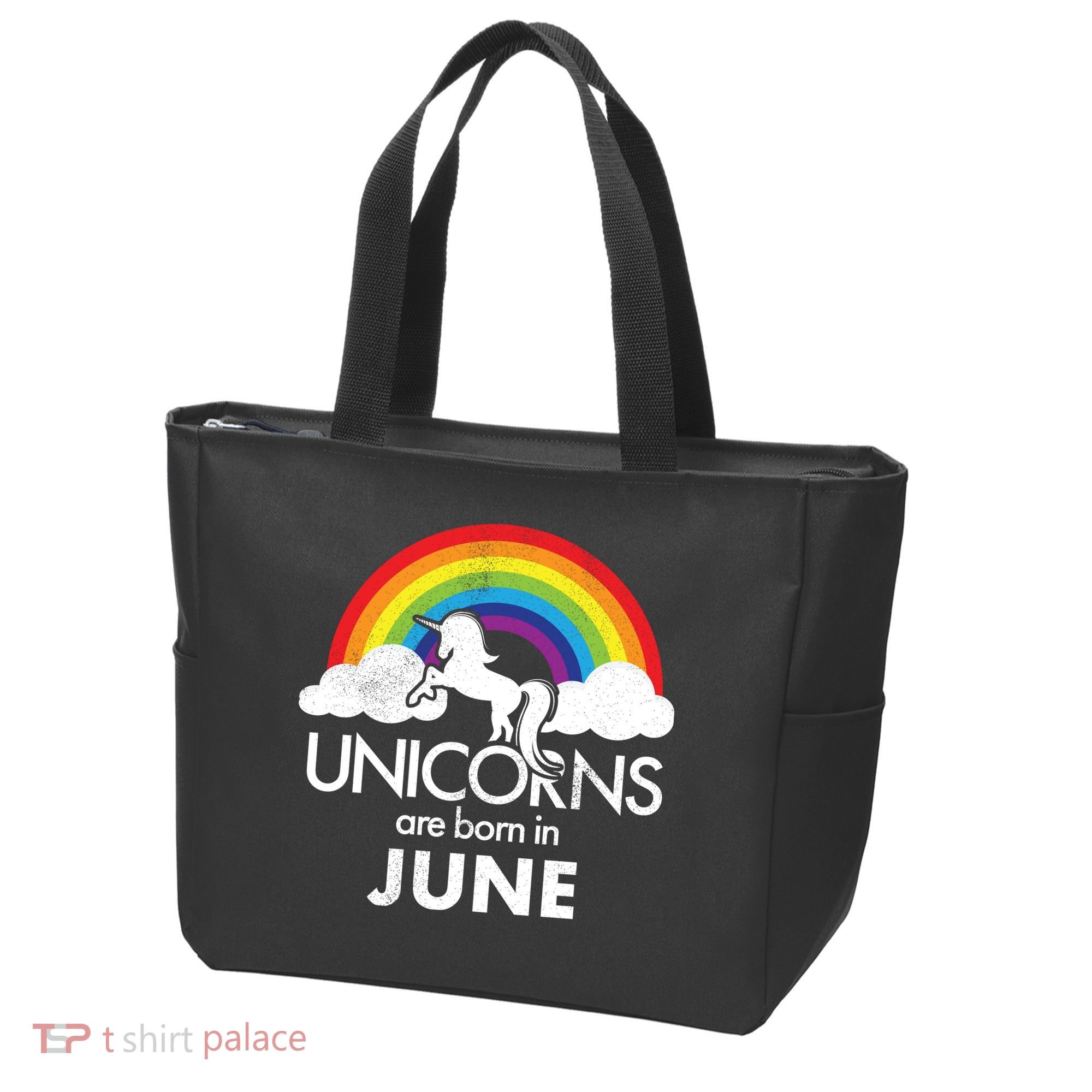Unicorns Are Born in June Tote Bag