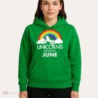 Unicorns Are Born in June Hoodie thumb 5