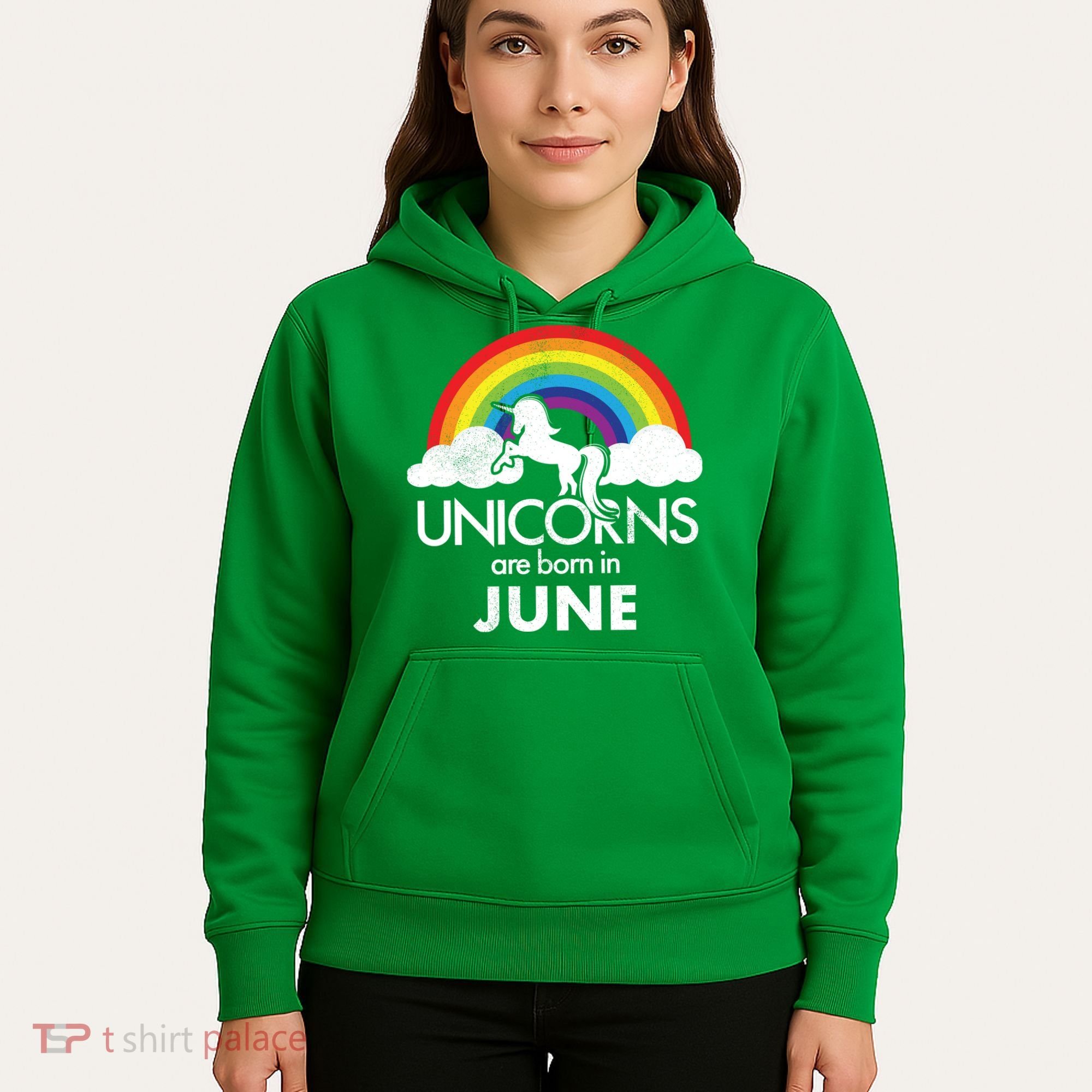 Unicorns Are Born in June Hoodie