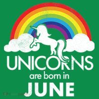 Unicorns Are Born in June Sweatshirt thumb 3