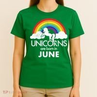 Unicorns Are Born in June T-Shirt thumb 4