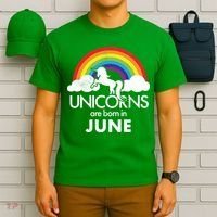 Unicorns Are Born in June T-Shirt thumb 6