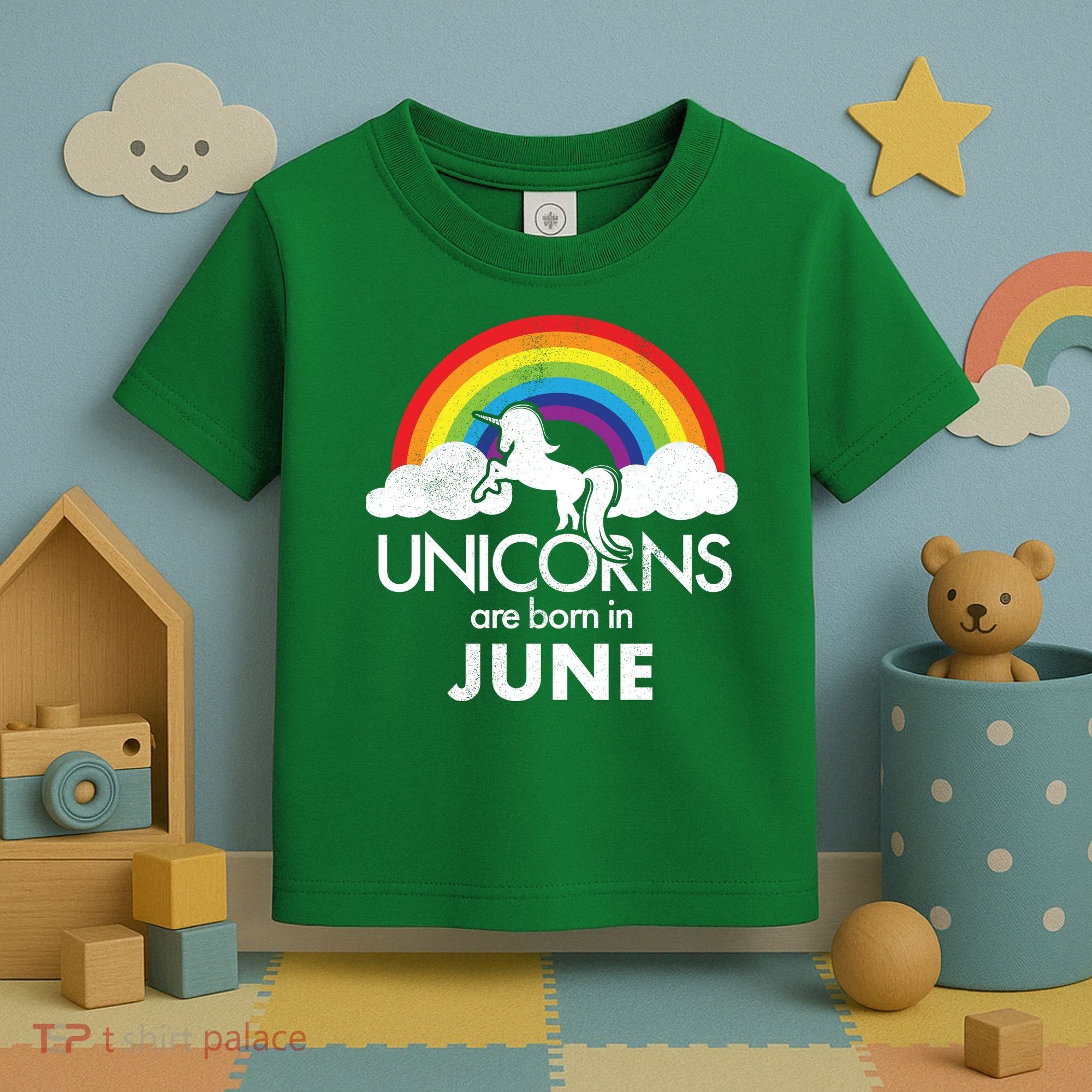 Unicorns Are Born in June Toddler T-Shirt