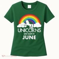 Unicorns Are Born in June Women's T-Shirt thumb 0