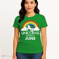 Unicorns Are Born in June Women's T-Shirt thumb 4