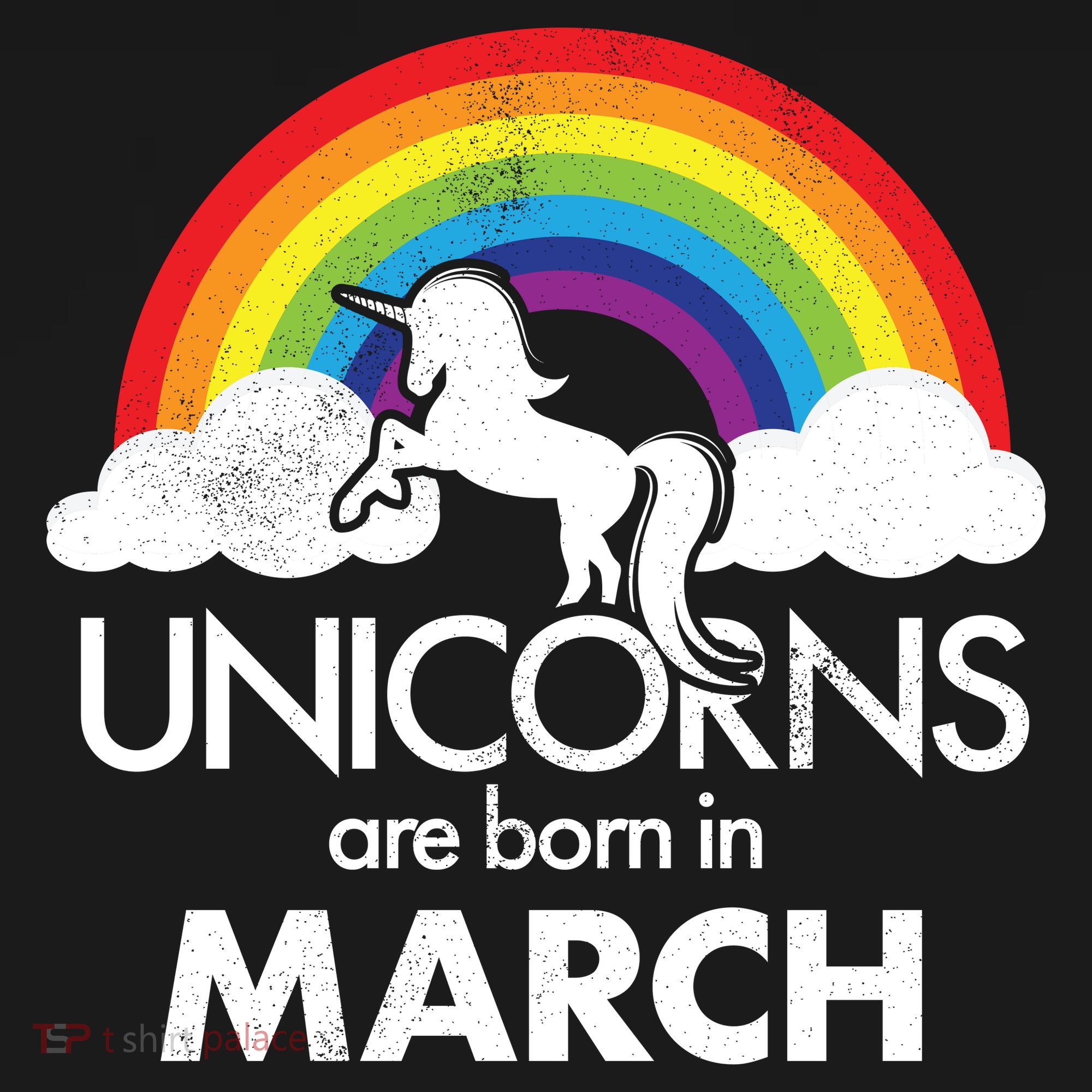 Unicorns Are Born in March Backpack